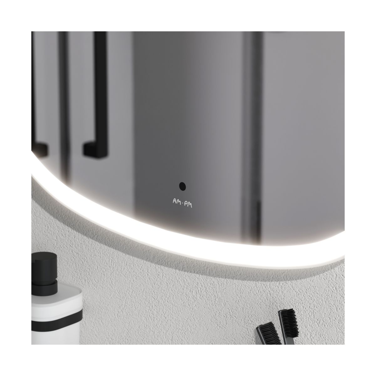 M8FMOX0651WGH Зеркало универсальное с контурной LED-подсветкой, ИК- сенсором, вытянутое, 65*124 см