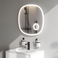 Зеркало AM.PM Func 65×65 см с контурной LED-подсветкой, ИК-сенсором и косметическим зеркалом / M8FMOX0653SA — 9