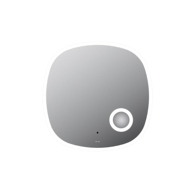 Зеркало AM.PM Func 65×65 см с контурной LED-подсветкой, ИК-сенсором и косметическим зеркалом / M8FMOX0653SA