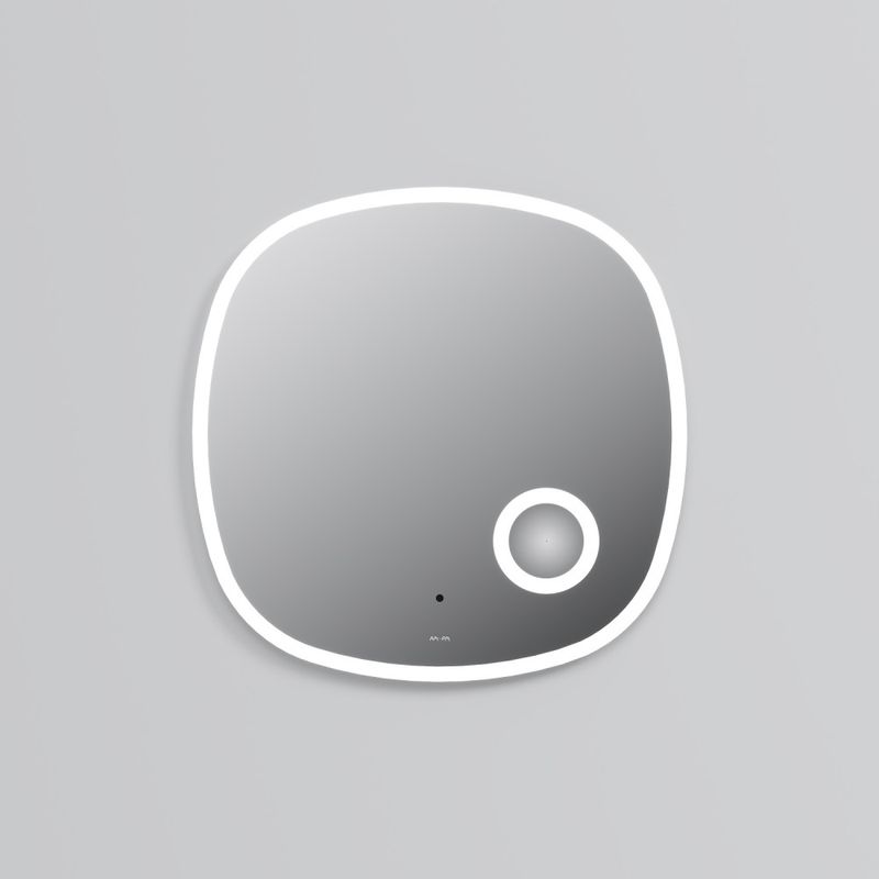 Зеркало AM.PM Func 65×65 см с контурной LED-подсветкой, ИК-сенсором и косметическим зеркалом / M8FMOX0653SA