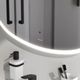 M8FMOX0801WGS Зеркало универсальное с контурной LED-подсветкой, ИК- сенсором, квадрат, 80 см