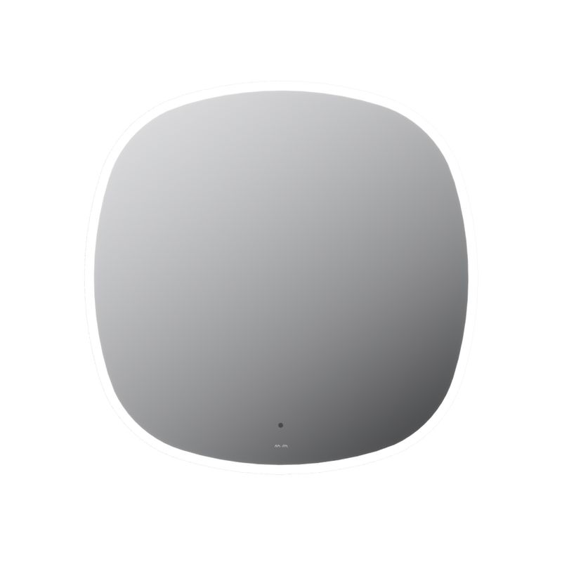 M8FMOX0801WGS Зеркало универсальное с контурной LED-подсветкой, ИК- сенсором, квадрат, 80 см
