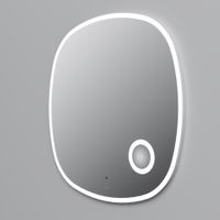 Зеркало AM.PM Func 80×80 см с контурной LED-подсветкой, ИК-сенсором и косметическим зеркалом / M8FMOX0803SA — 5