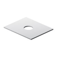 Столешница для ванной AM.PM Func 60 см M8FST0600WM белый матовый — 1