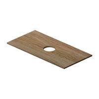 Столешница для ванной AM.PM Func 100 см M8FST1000OF дерево текстурир-ое — 1