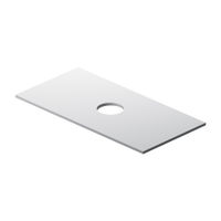 Столешница для ванной AM.PM Func 100 см M8FST1001WG белый глянец — 1