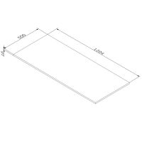 Столешница для ванной AM.PM Func 120 см M8FST1200OF дерево текстурир-ое — 3