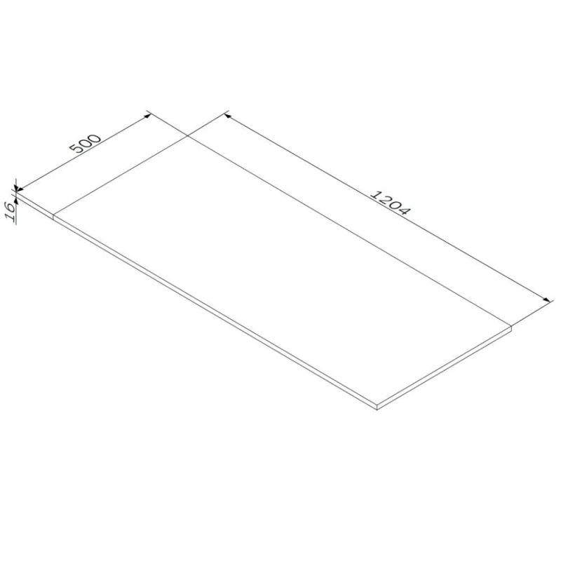Столешница для ванной AM.PM Func 120 см M8FST1200OF дерево текстурир-ое