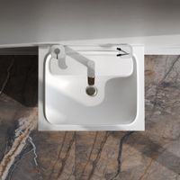 Раковина AM.PM Func 60 см M8FWPC0600WM белый матовый — 2