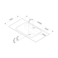 Раковина AM.PM Func 100 см M8FWPC1000WM белый матовый — 3
