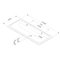 Раковина AM.PM Func 120 см M8FWPC1200WM белый матовый — 3