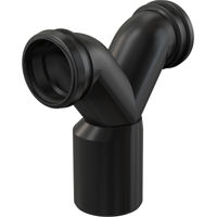 Двойное колено AlcaDrain (AlcaPlast) M909 90° с защитными затворами — 1