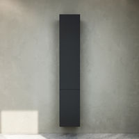 Шкаф-пенал для ванной AM.PM GEM 30 см push-to-open правый / M90CHR0306BM черный матовый — 2