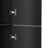 Шкаф-пенал для ванной AM.PM GEM 30 см push-to-open правый / M90CHR0306BM черный матовый — 8