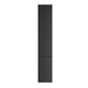 M90CHR0306BM GEM, шкаф-колонна, подвесной, правый, 30 см, двери, push-to-open, цвет: черный матовый
