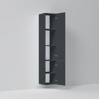 Шкаф-пенал для ванной AM.PM GEM 30 см push-to-open правый / M90CHR0306GM графит матовый — 7