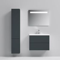 Шкаф-пенал для ванной AM.PM GEM 30 см push-to-open правый / M90CHR0306GM графит матовый — 3