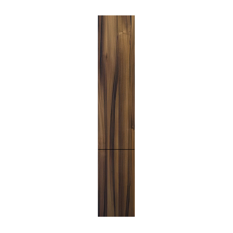 M90CHR0306HF GEM, шкаф-колонна, подвесной, правый, 30 см, двери, push-to-open, цвет: орех