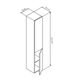 M90CHR0306HF GEM, шкаф-колонна, подвесной, правый, 30 см, двери, push-to-open, цвет: орех