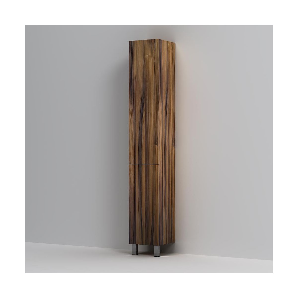 M90CSL0306HF GEM, шкаф-колонна, напольный, левый, 30 см, двери, push-to-open, цвет: орех