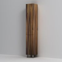 Шкаф-пенал для ванной AM.PM Gem 30 см push-to-open левый / M90CSL0306HF орех — 5