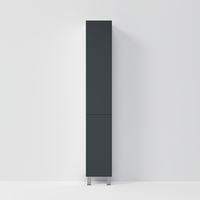 Шкаф-пенал для ванной AM.PM Gem 30 см push-to-open правый / M90CSR0306GM графит матовый — 5