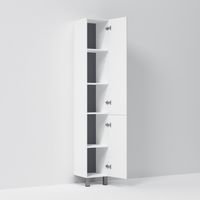 Шкаф-пенал для ванной AM.PM Gem 30 см push-to-open правый / M90CSR0306WG белый глянец — 5