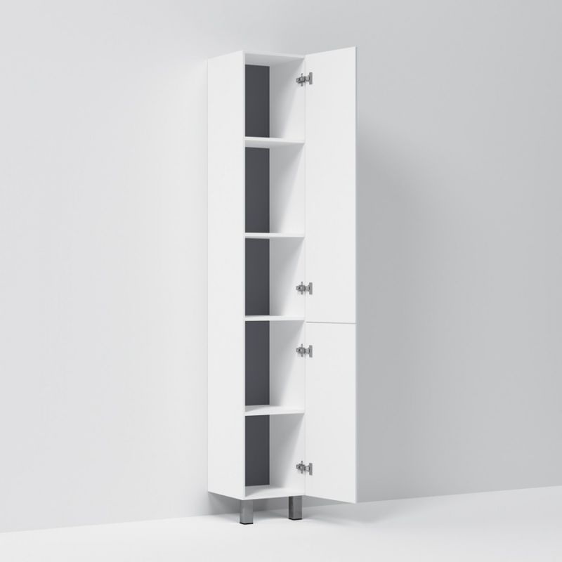 Шкаф-пенал для ванной AM.PM Gem 30 см push-to-open правый / M90CSR0306WG белый глянец