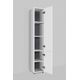 M90CSR0306WG GEM, шкаф-колонна, напольный, правый, 30 см, двери, push-to-open, цвет: белый, глянец
