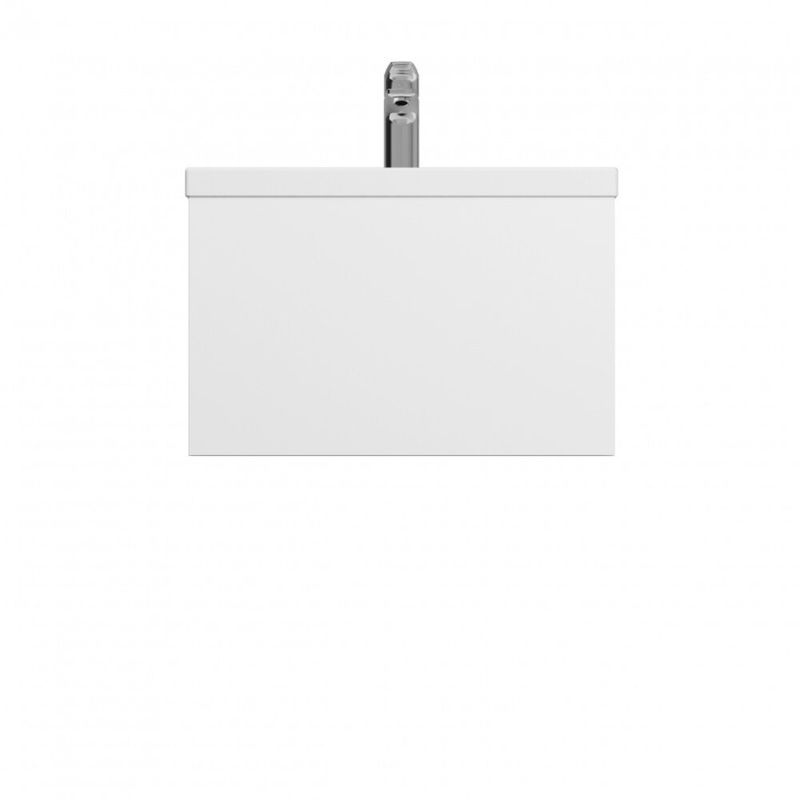 Тумба под раковину AM.PM GEM 60 см подвесная 1 ящик (push-to-open) / M90FHX06021WG белый глянец