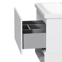 Тумба под раковину AM.PM GEM 60 см подвесная 1 ящик (push-to-open) / M90FHX06021WG белый глянец — 3