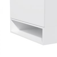Тумба под раковину AM.PM GEM 75 см подвесная 1 ящик (push-to-open) / M90FHX07521WG белый глянец — 8