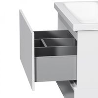 Тумба под раковину AM.PM GEM 75 см подвесная 1 ящик (push-to-open) / M90FHX07521WG белый глянец — 3