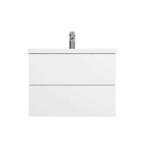 Тумба под раковину AM.PM GEM 75 см подвесная 2 ящика (push-to-open) / M90FHX07522WG белый глянец