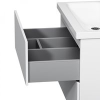 Тумба под раковину AM.PM GEM 75 см напольная 2 ящика (push-to-open) / M90FSX07522WG32 белый глянец — 8