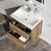 Тумба с раковиной AM.PM Pulse M91-FHX0602OF-WCC0602WG 60 см дерево текстурированное/графит — 5