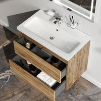 Тумба с раковиной AM.PM Pulse M91-FHX0752OF-WCC0752WG 75 см дерево текстурированное/графит — 5