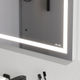 M91AMOX0551WG Универсальное зеркало настенное с контурной LED-подсветкой, 55 см