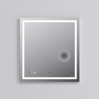 Зеркало AM.PM Gem 65×70 см с контурной Led-подсветкой, часами и косметическим зеркалом / M91AMOX0653WG — 8