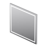 Зеркало AM.PM Gem 80×70 см с контурной Led-подсветкой / M91AMOX0801WG — 2