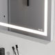 M91AMOX0801WG Универсальное зеркало настенное с контурной LED-подсветкой, 80 см