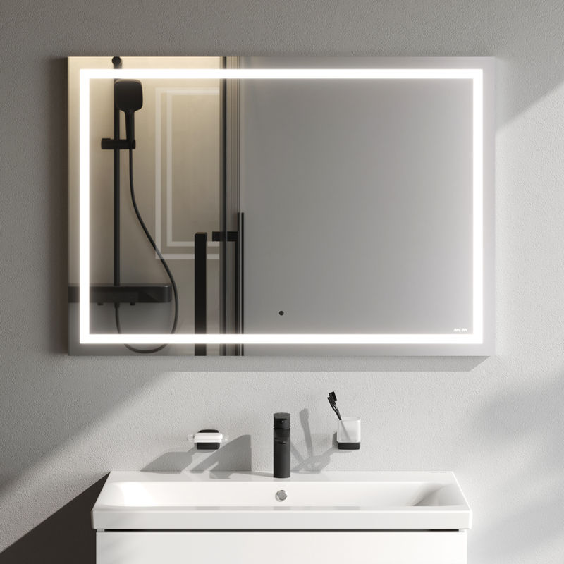 Зеркало AM.PM Gem 100×70 см с контурной Led-подсветкой / M91AMOX1001WG