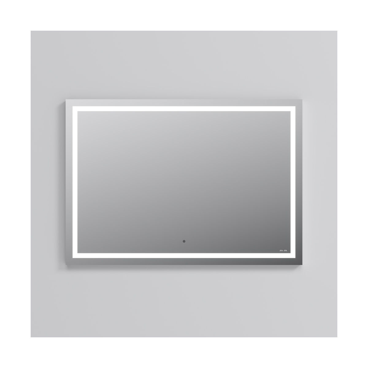 M91AMOX1001WG Универсальное зеркало настенное с контурной LED-подсветкой, 100 см