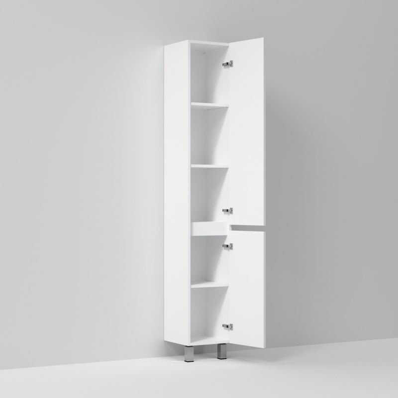 Шкаф-пенал для ванной AM.PM Gem S 30 см правый / M91CSR0306WG белый глянец