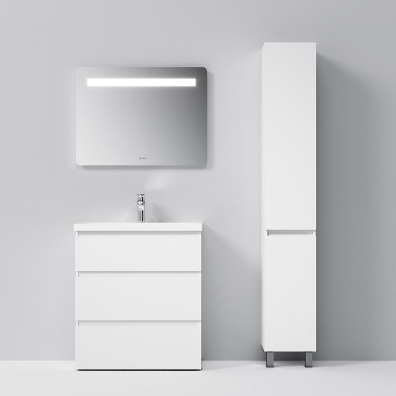 Шкаф-пенал для ванной AM.PM Gem S 30 см правый / M91CSR0306WG белый глянец