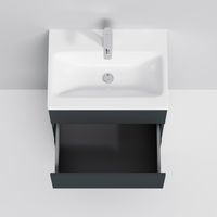 Тумба под раковину AM.PM GEM S 60 см напольная 3 ящика / M91FSX0602GM графит матовый — 8