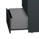 M91FSX0602GM GEM S, База под раковину, напольная, 60 см, 3 ящика, графит матовый