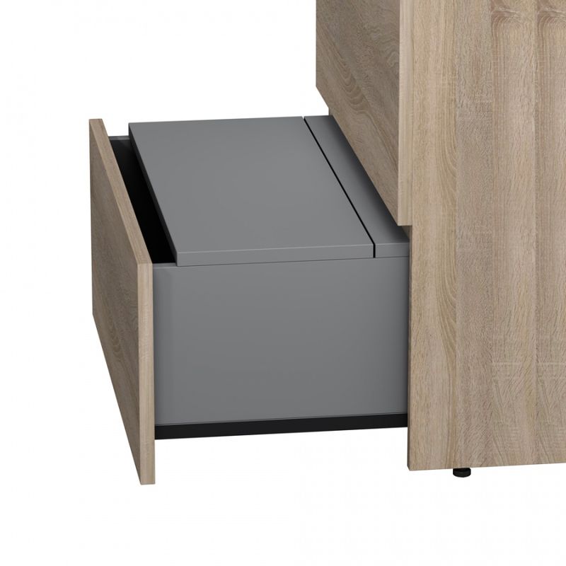 Тумба под раковину AM.PM GEM S 60 см напольная 3 ящика / M91FSX0602OF светлый дуб