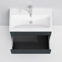 Тумба под раковину AM.PM GEM S 75 см напольная 3 ящика / M91FSX0752GM графит матовый — 8