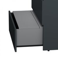 Тумба под раковину AM.PM GEM S 75 см напольная 3 ящика / M91FSX0752GM графит матовый — 9